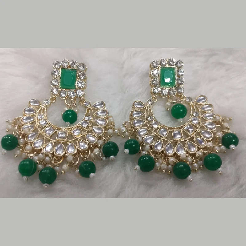 matching earrings for women-Khushboo Jewellers Gold Plated Dangler Earrings (Assorted Color)