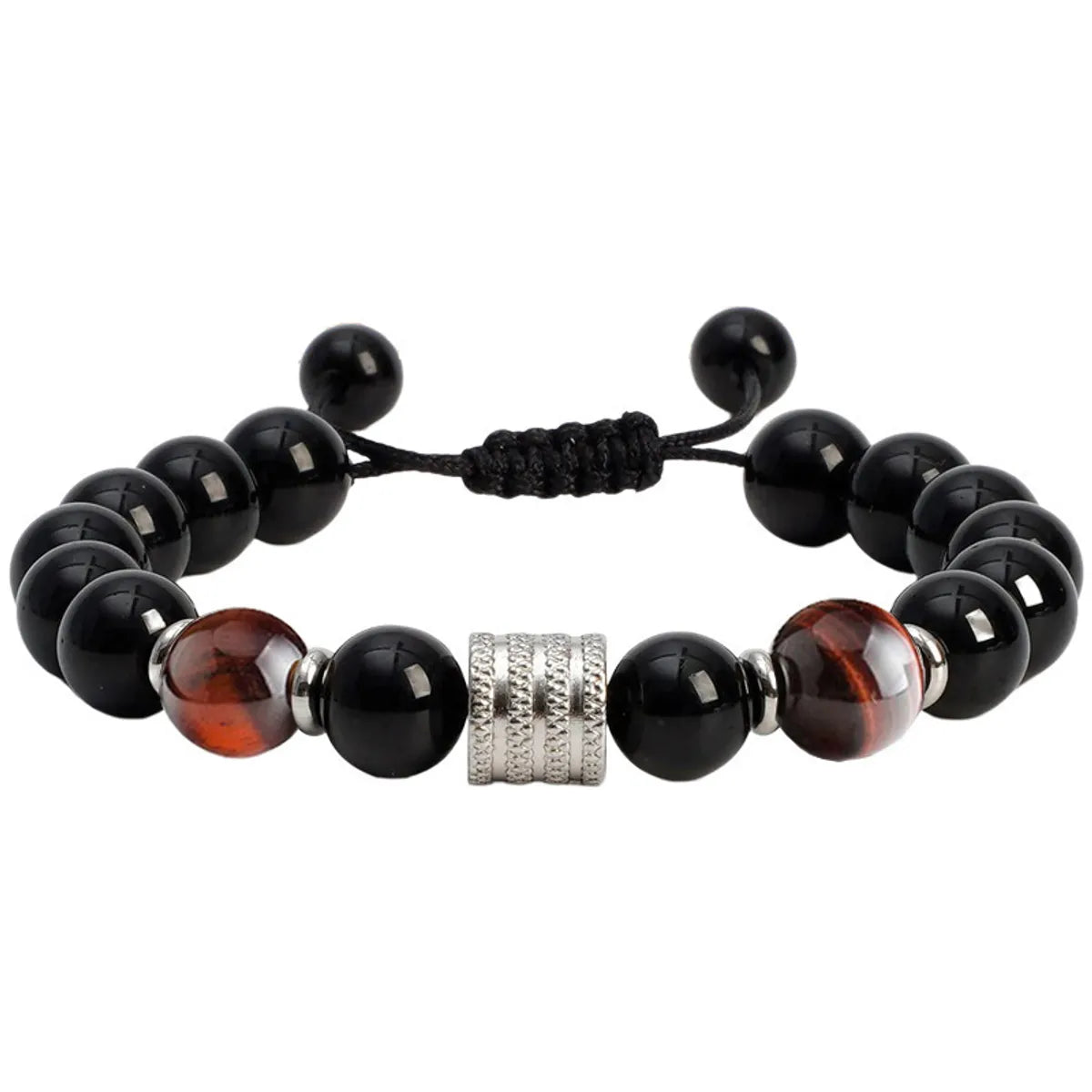 Red Tigereye Obsidian Bracelet