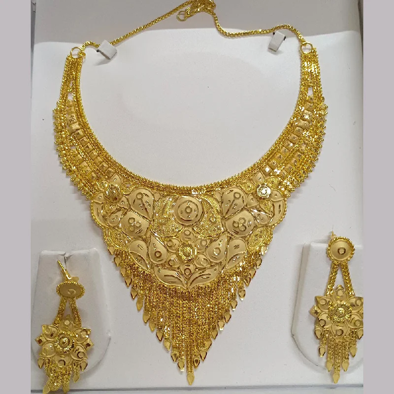 crystal necklaces for women-Pari Art Jewellery Forming Necklace Set