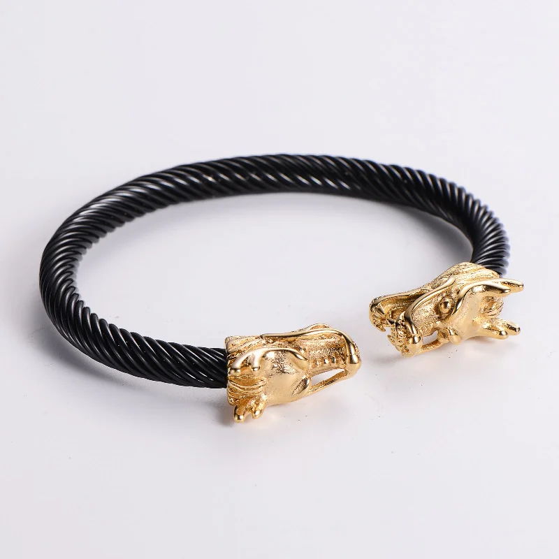 Style 15 Black Gold Head Width 6mm Inner Diameter 62mm