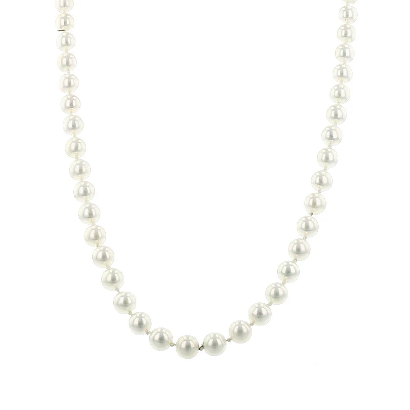 boho necklaces for women-16-Inch Strand Freshwater Pearl Necklace