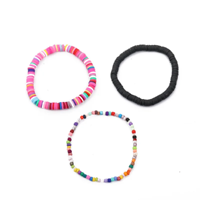 02 Color Small Rice-Shaped Beads (Three-Piece Set)