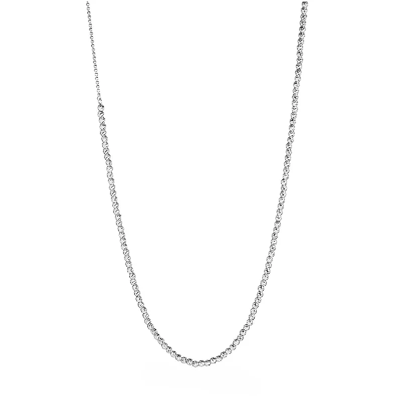 pearl pendant necklaces for women-17-Inch Platinum Halo Choker Necklace