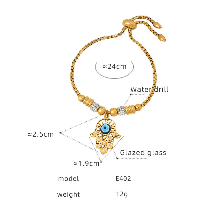 E402-578 Gold Bracelet-24cm