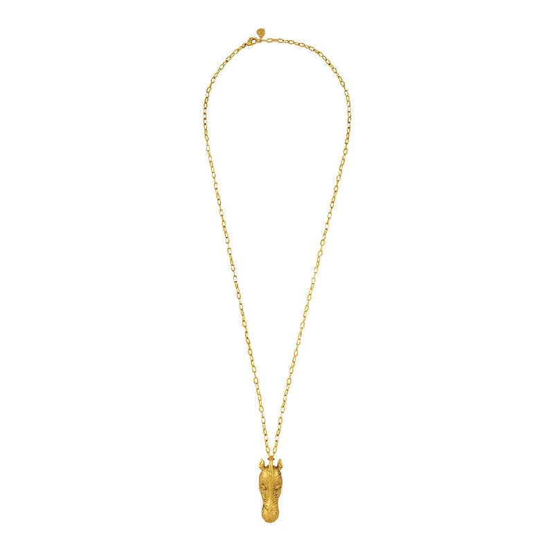 romantic gemstone necklaces for women-Masaba Gold Brass Necklace