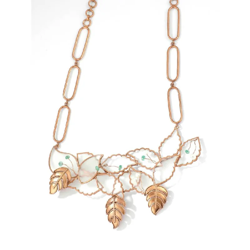 long chain necklaces for women-Suhani Pittie Lush Foliage Necklace