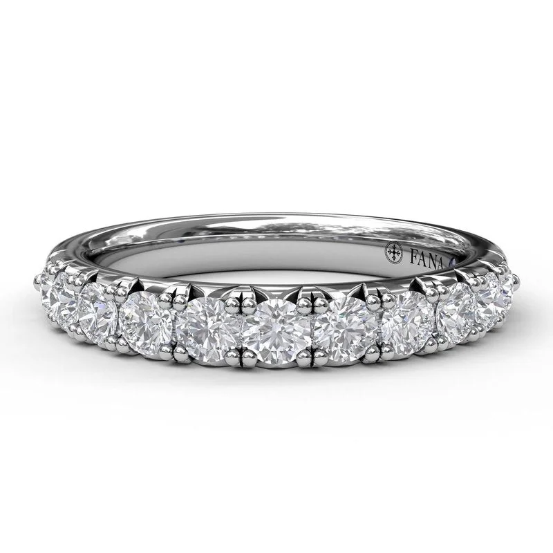 eternity rings for women-Diamond Wedding Band W3684