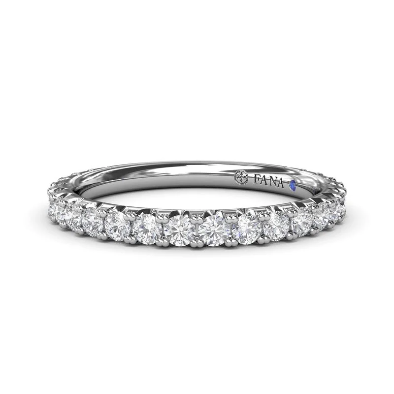 vintage-inspired engagement rings for women-Diamond Wedding Band W4214