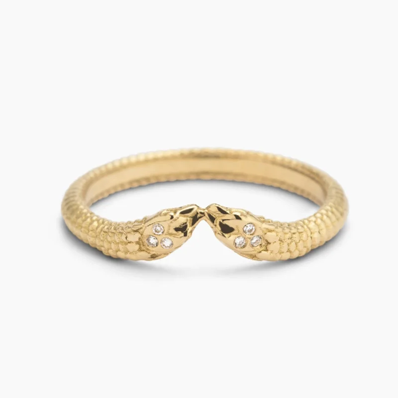 14k yellow gold & diamonds