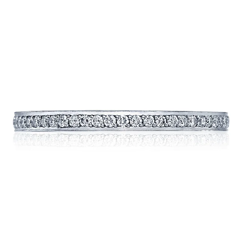 art deco style engagement rings for women-Dantela | Pavé Diamond Wedding Band 2630BSMP