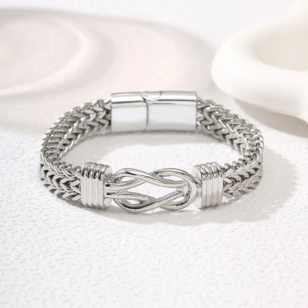 vintage bracelets for women-Stainless Steel Simple Style Geometric Plating Bracelets