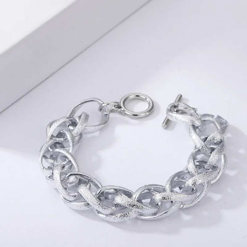 Silver Multi-Circle Bracelet