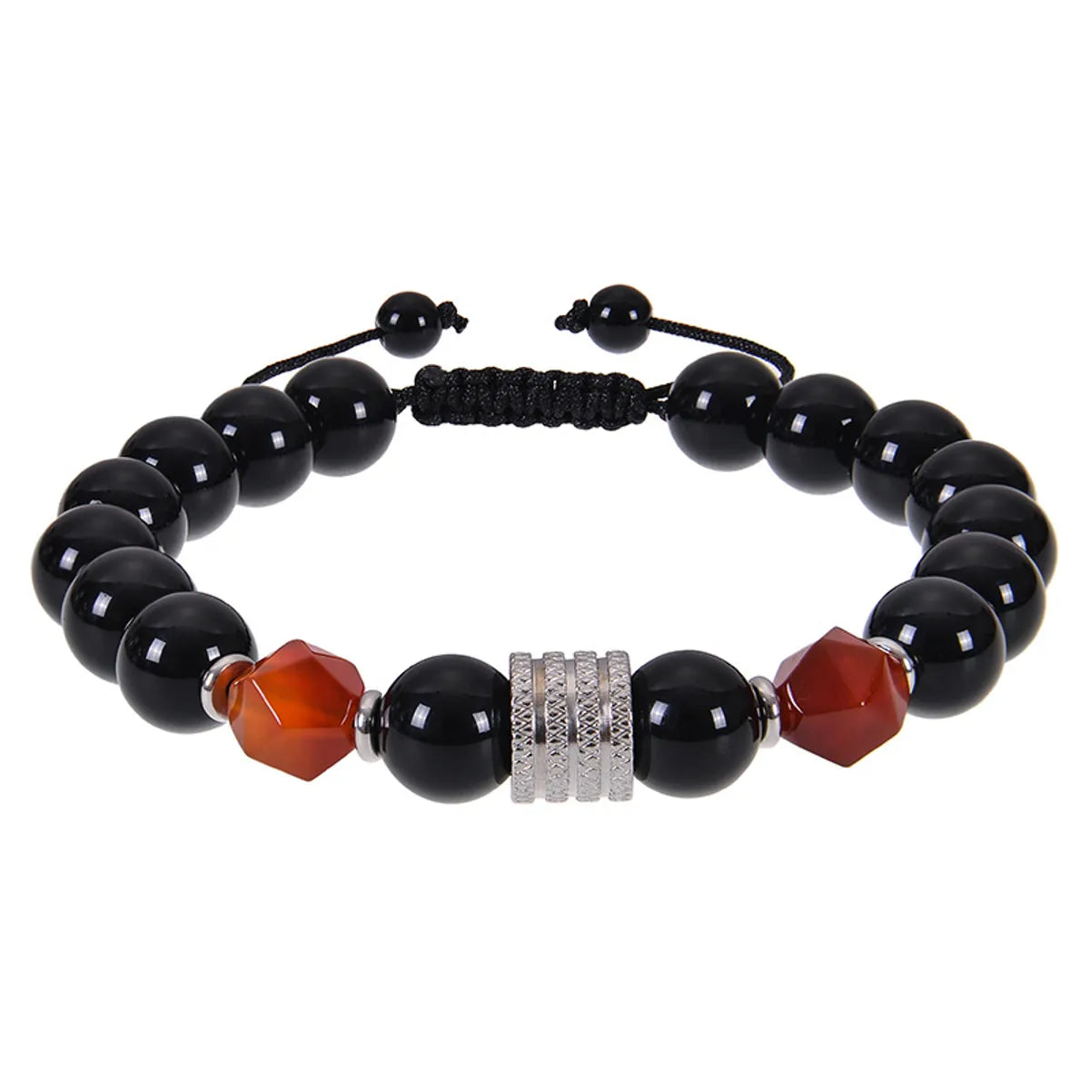 Red Agate Obsidian Bracelet