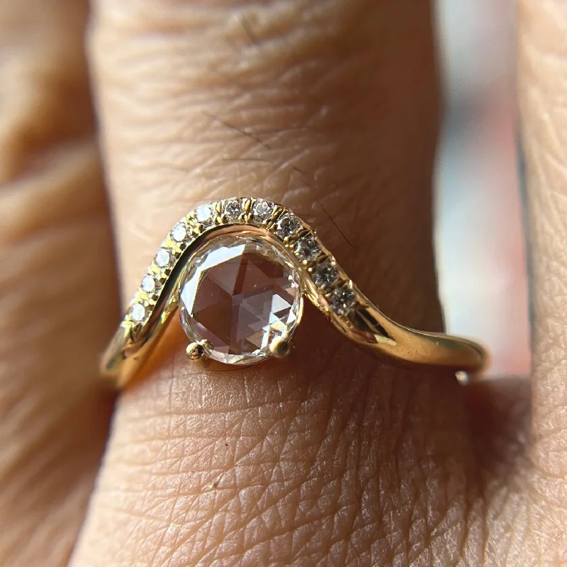 adjustable engagement rings for women-Nouveau Moon