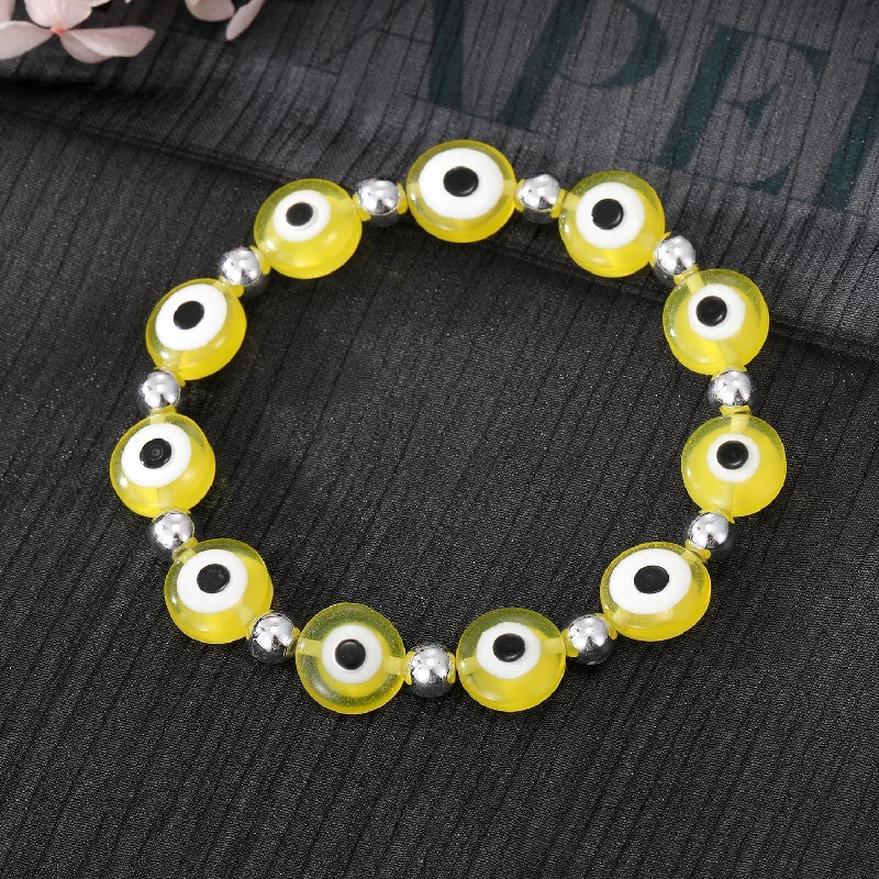 Transparent Yellow Eye Bracelet