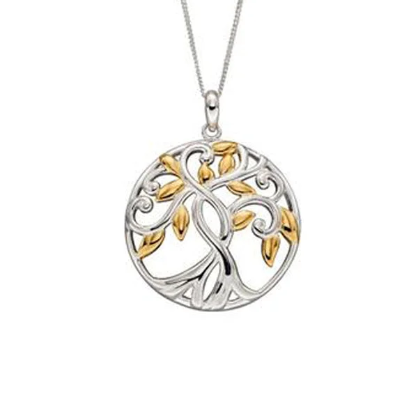 lockets for women-Majestic Tree of life Necklace in Silver