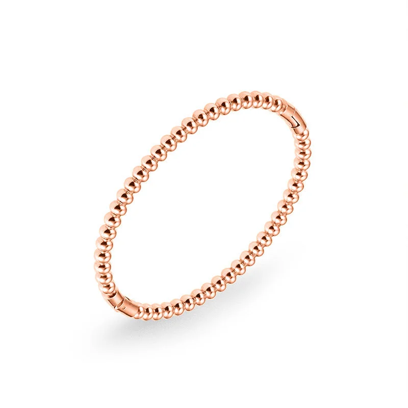 Round Beads Rose Gold