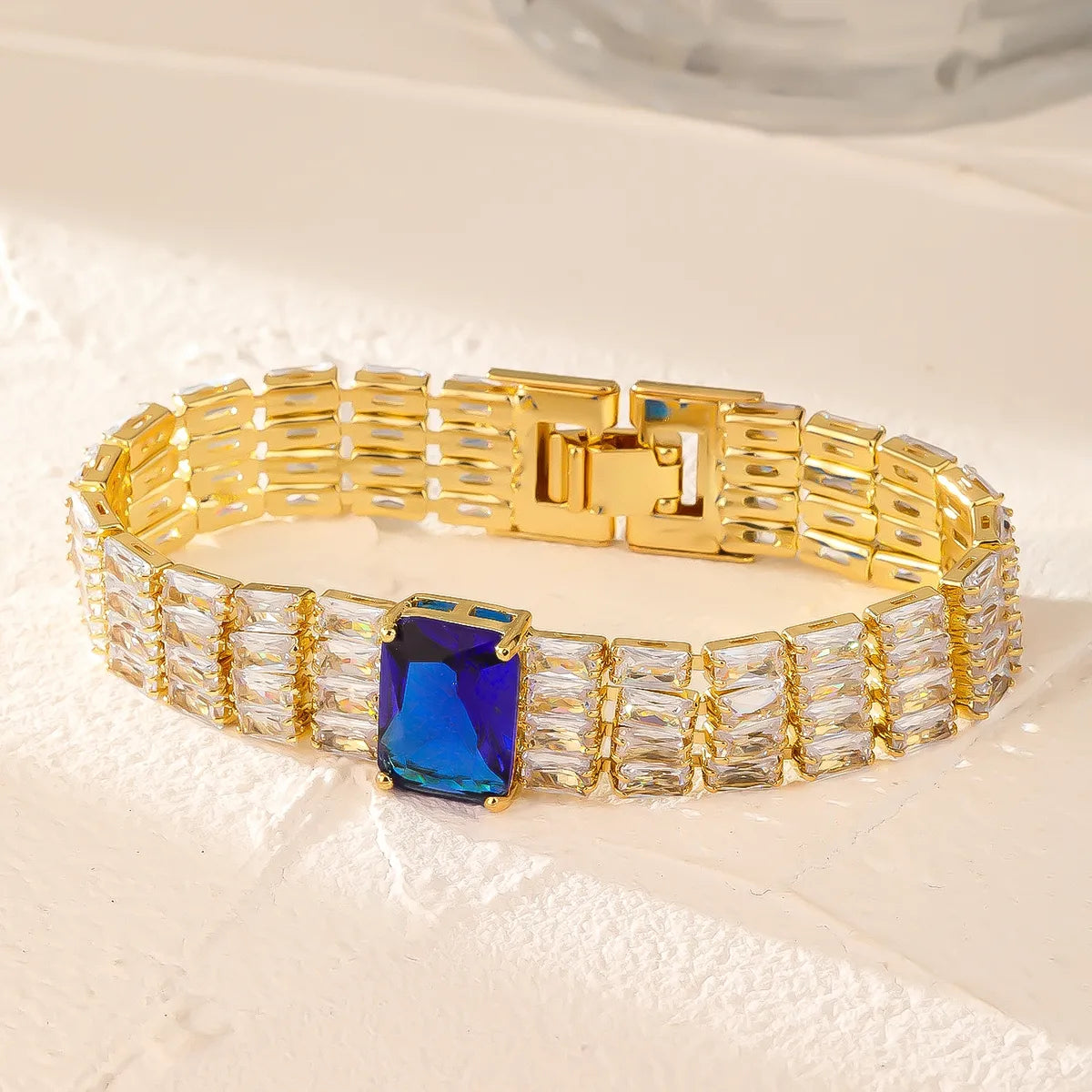 Gold + Sapphire Blue