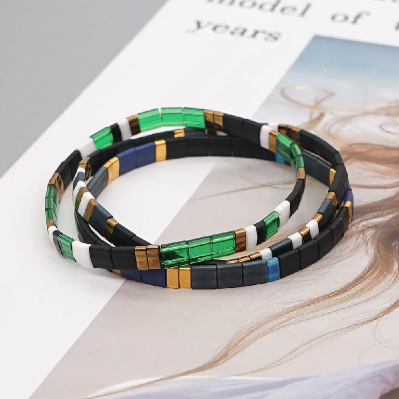 classic bracelets for women-20 New Products Ornaments Personalized Tila Small Bracelet Female Bohemian Beach Style Bracelet Cold Talk Style Bracelet