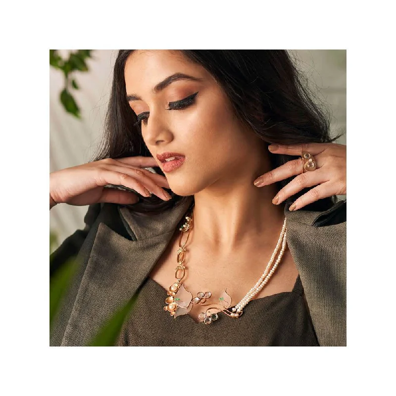 fashion statement necklaces for women-Suhani Pittie Midnight Forest Necklace