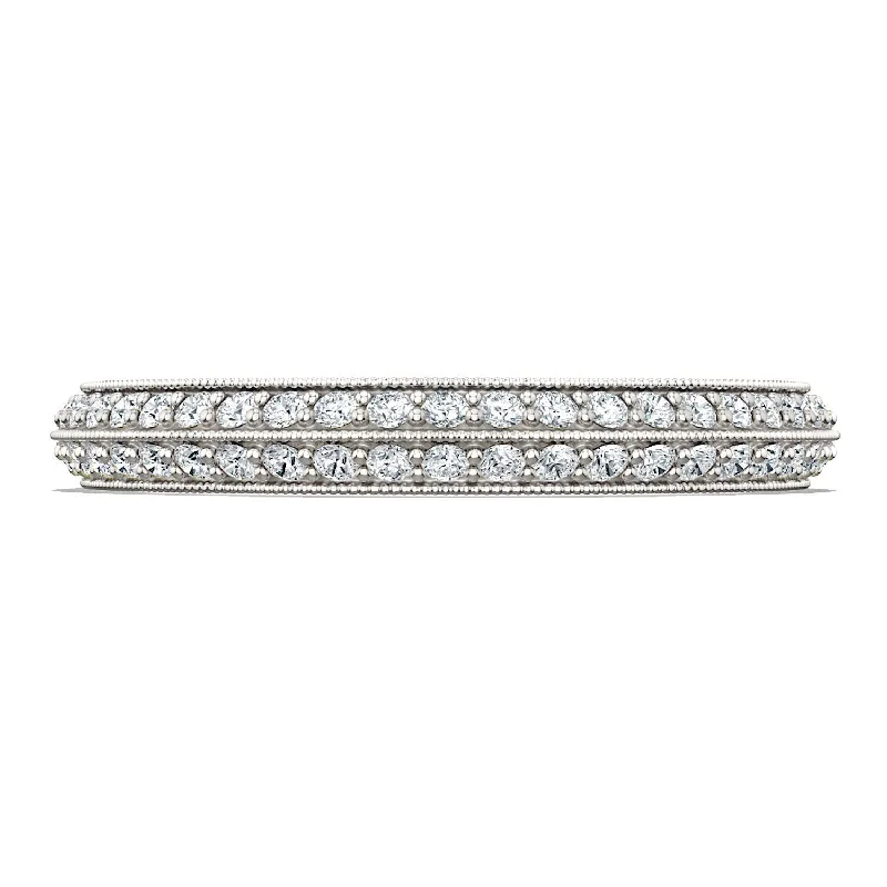 eternity rings for women-Sculpted Crescent | Knife Edge Wedding Band 2686b12