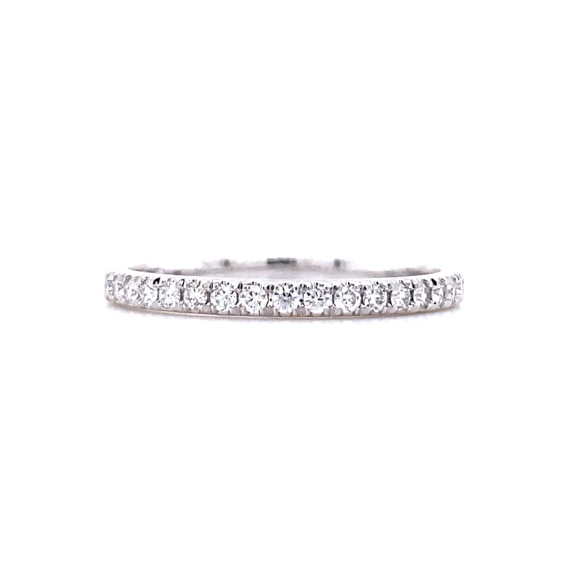 gold engagement rings for women-1/5 CTW Diamond Wedding Band in Platinum by B&C