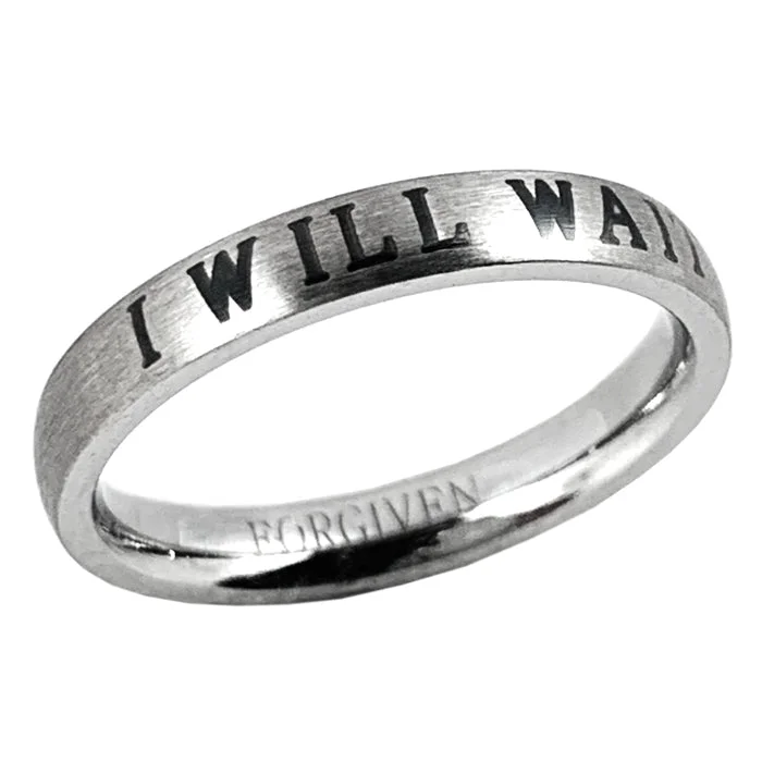 promise rings for women-I Will Wait Ring sizes 5 & 7