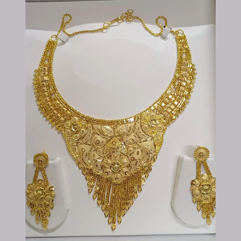 layering necklace sets for women-Pari Art Jewellery Forming Necklace Set