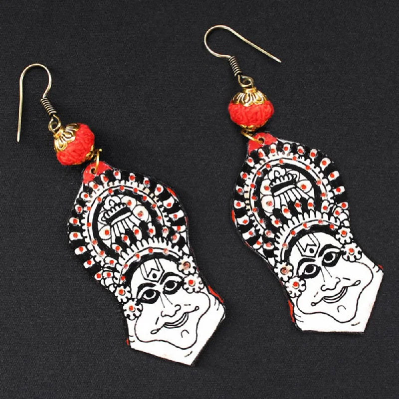 elegant gold earrings for women-Pakhi Creation Handmade Dangler Earrings