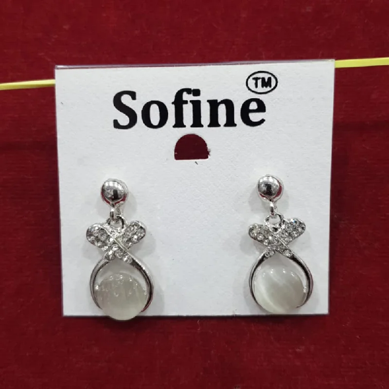 animal earrings for women-Sofine Silver Plated Stud Earrings