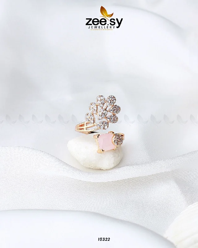 celestial rings for women-Delicate Leaf Ring