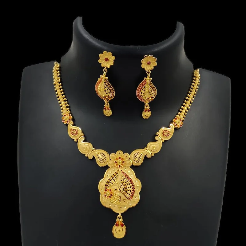 adjustable necklaces for women-Pari Art Jewellery Forming Necklace Set