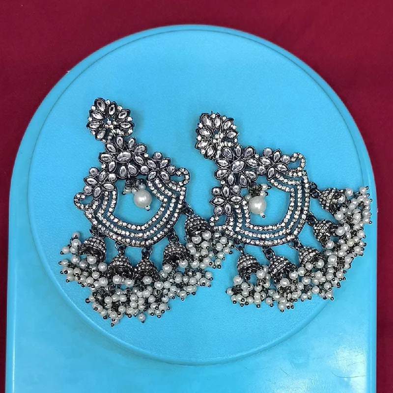 animal earrings for women-Pooja Bangles Oxidised  Plated Dangler Earrings